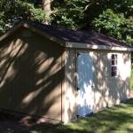 Burlington WI gable with 6" gable soffits